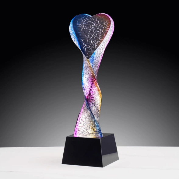 ODM OEM Awards Color Crystal Trophy for Competition