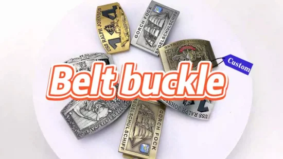 China Manufacturer Customized Fashion Men Metal 3D America Belt Buckles