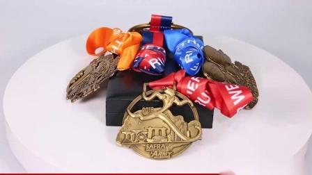 Hot Sale Custom Metal Bodybuilding Gymnastics Powerlifting Running Marathon Sports Cups Trophies Gold Champions Winner Awards Medal