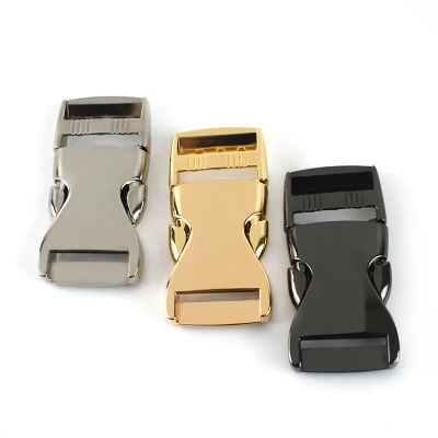 at-Ap486 25mm Metal Adjustable Buckle Side Release Buckles Paracord Bracelet Dog Collar Accessories Adjustable Belt Buckle