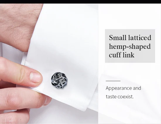 Wholesale Luxury Copper Metal Custom Engraved Logo Silver Men Cufflinks for Tuxedo Shirts